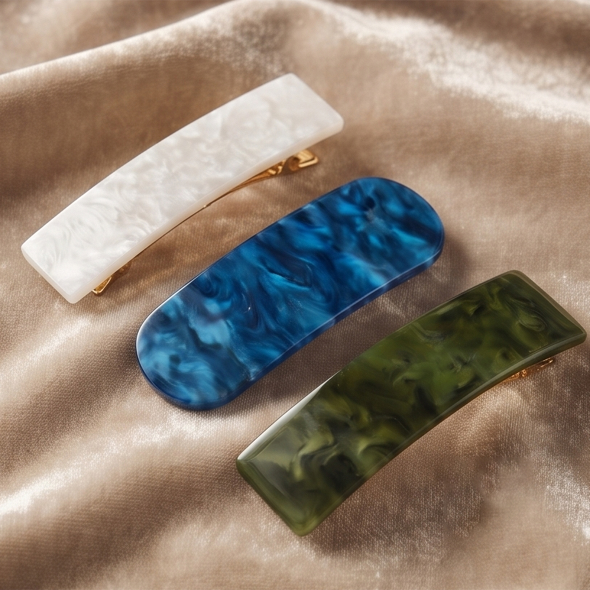 Acrylic Hair Clip Set