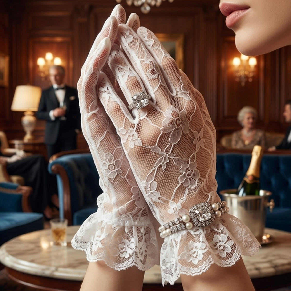 Ladies Event Gloves White | السيدات | إكسسوارات النساء