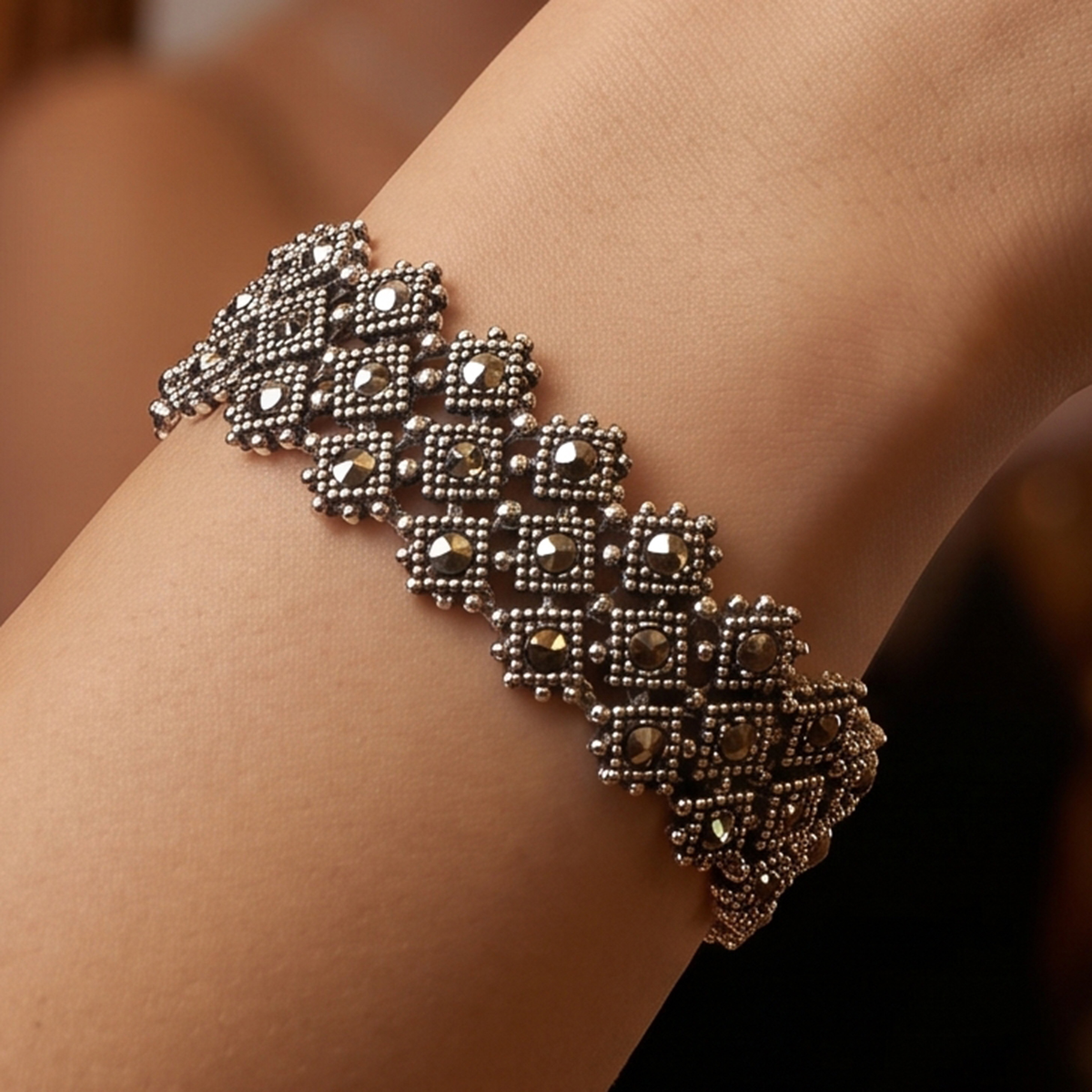 Marcasite Bracelet Silver