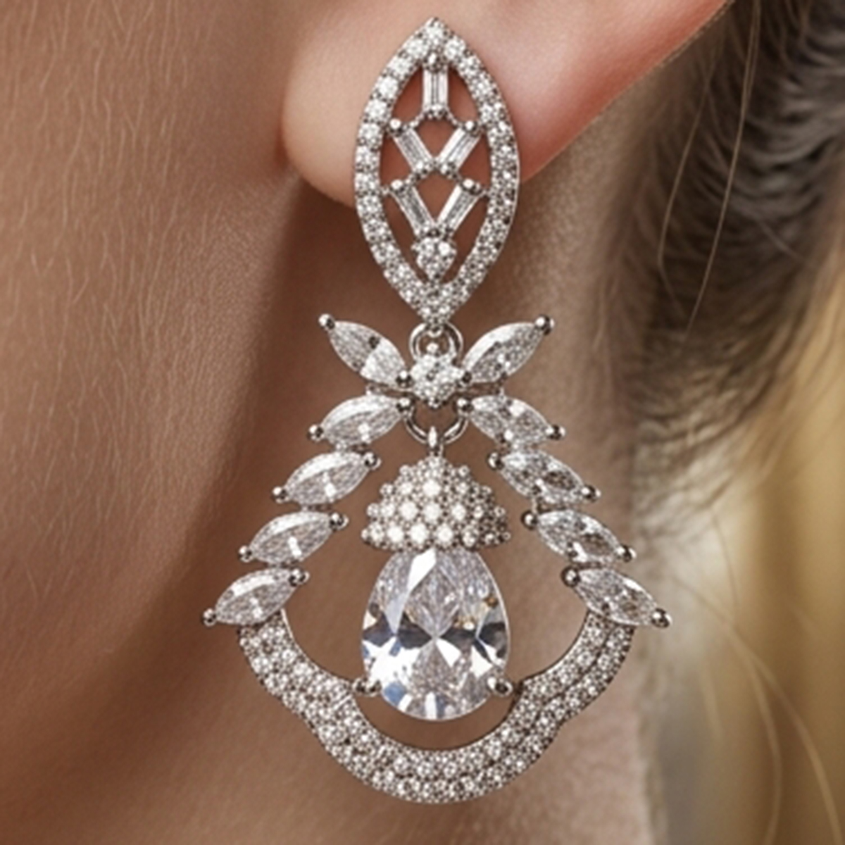 Ladies Earring Silver | السيدات | مجوهرات Ladies Earring Silver | السيدات | مجوهرات