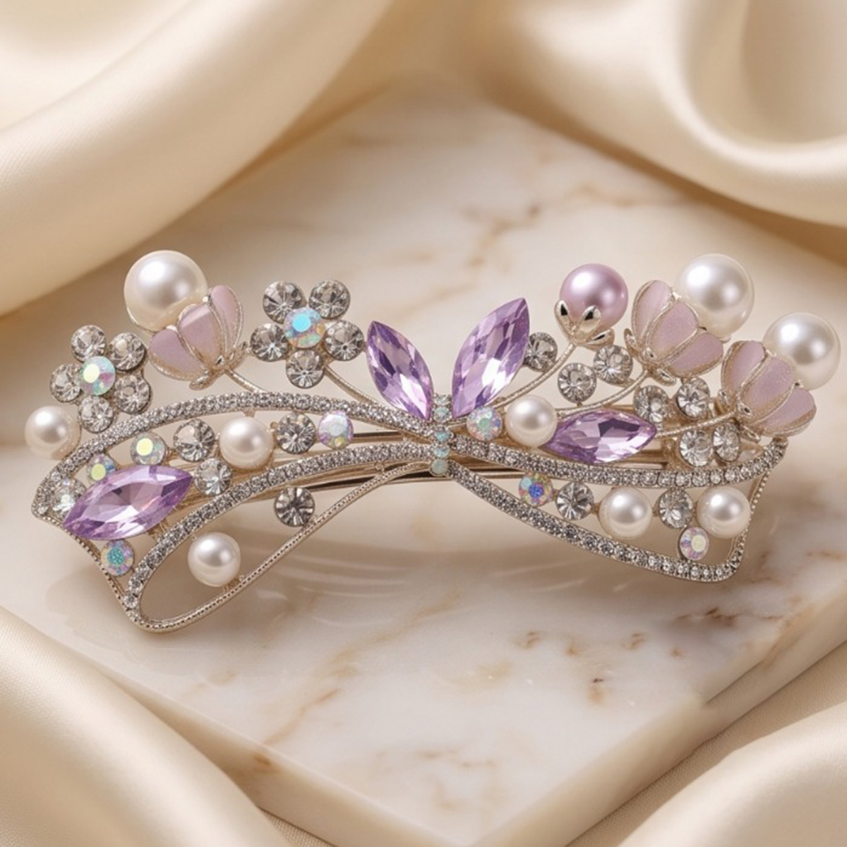 Elegant Floral Hair Pin
