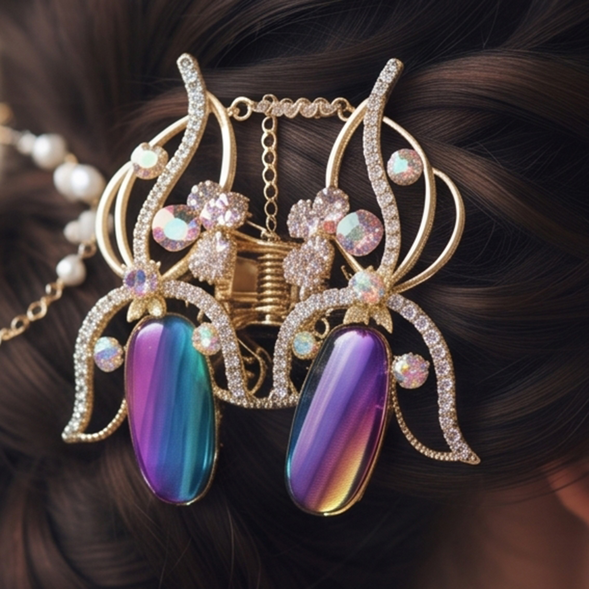Crystal Hair Clip