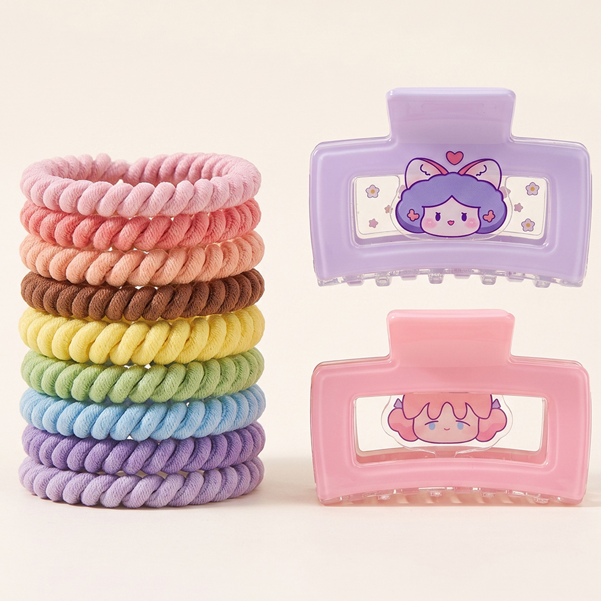 Kids Pony Hair Accessory Set