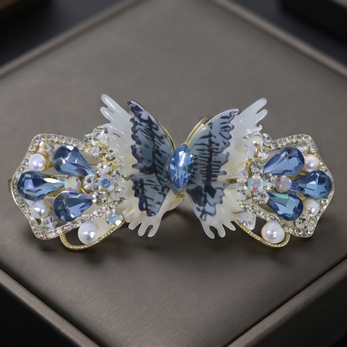 Butterfly Crystal Hair Clip