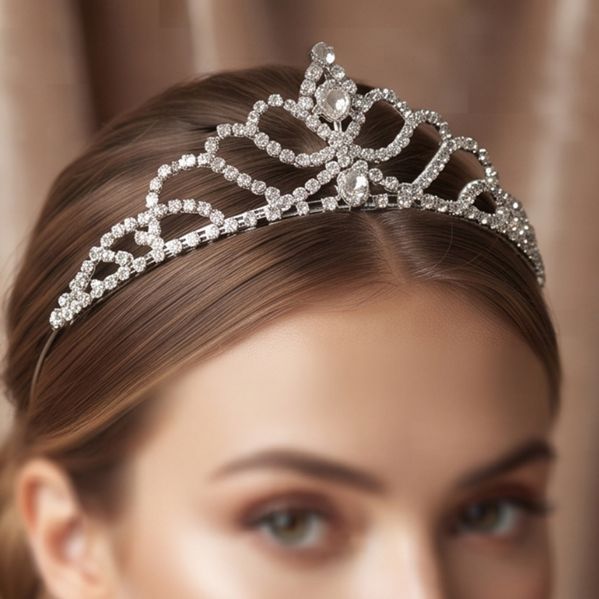 Crystal Rhinestone Tiara