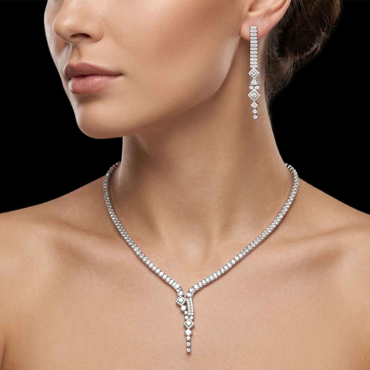 Zircon Necklace Set
