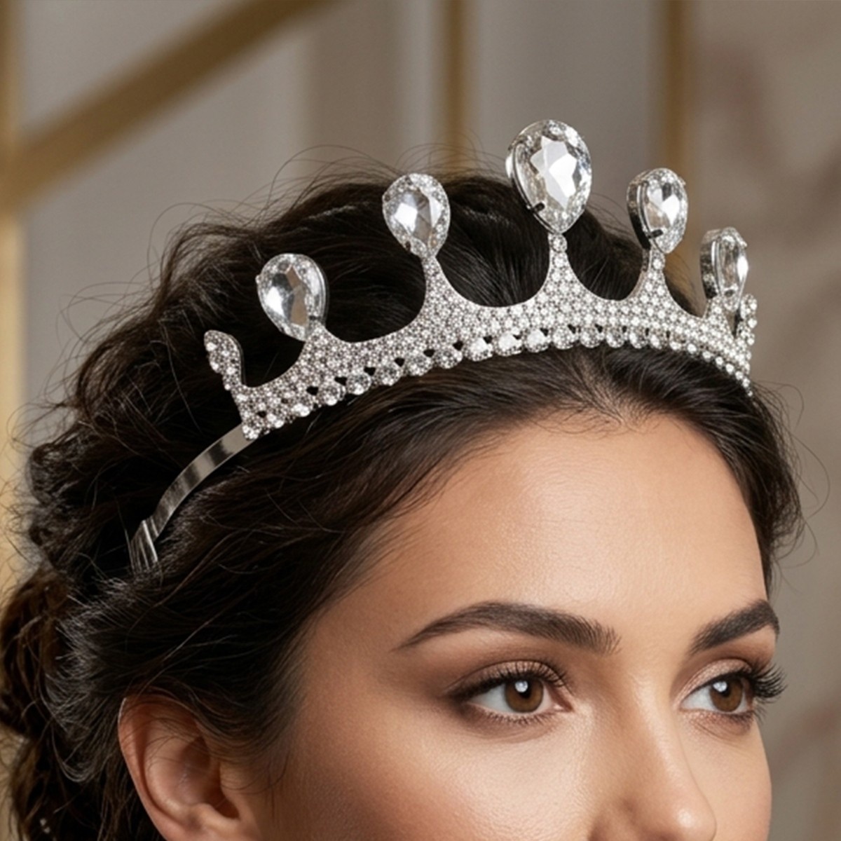 Crystal Embellished Tiara