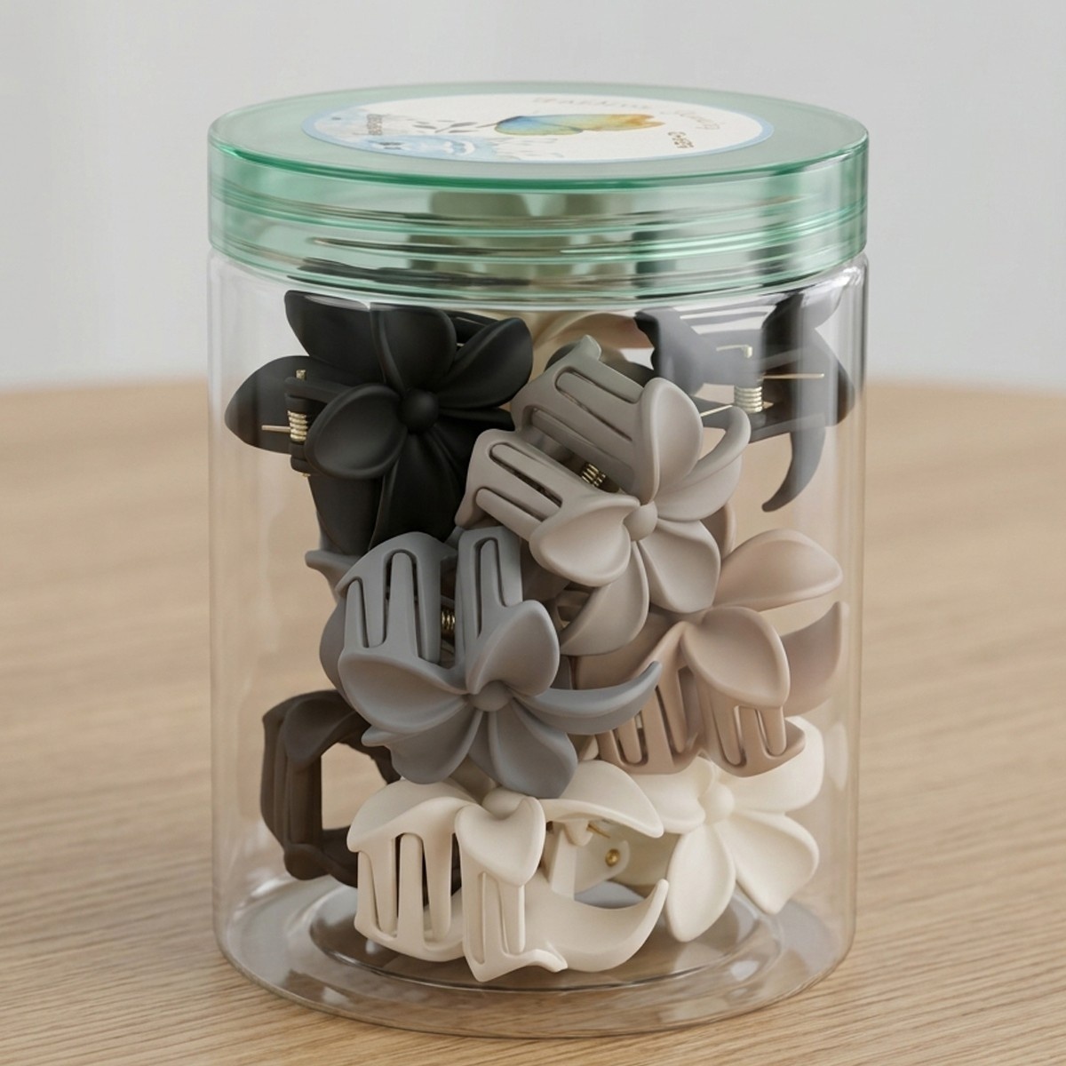 Flower Hair Claw Clips