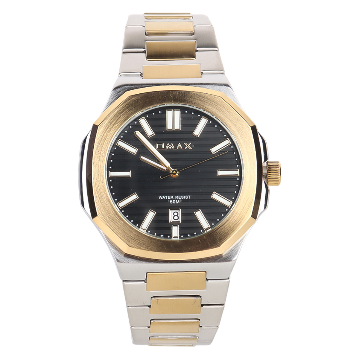 Omax Gents Watch Gold Black BFD003A002T | Men | Men Watches | Men Formal Watches