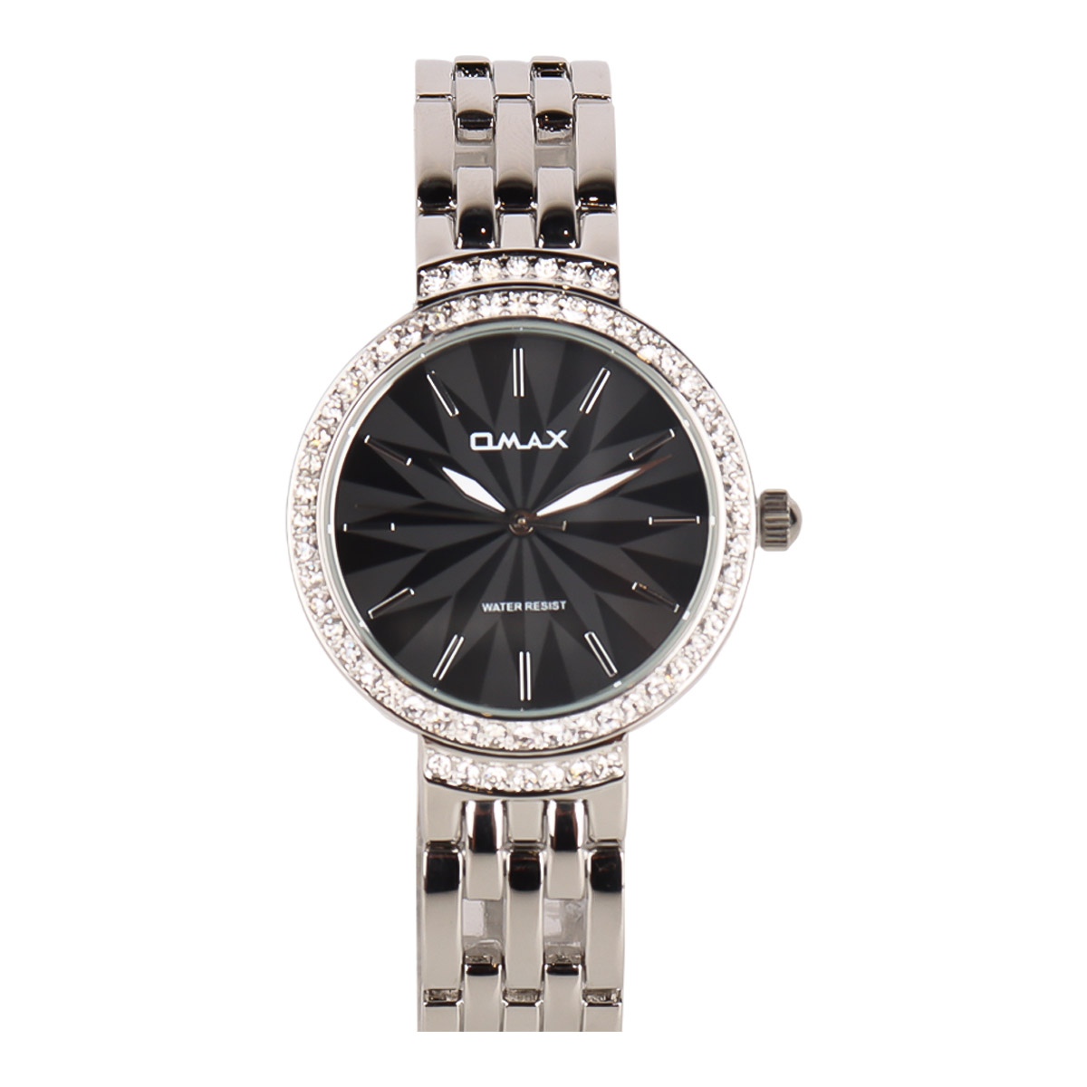 Omax Ladies Metal Watch Silver Black OIED254P002 | Women | Women Watches | Women Formal Watches
