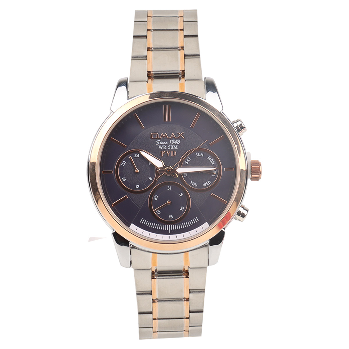 Omax Gents Metal Watch OJSM003N004SIL
