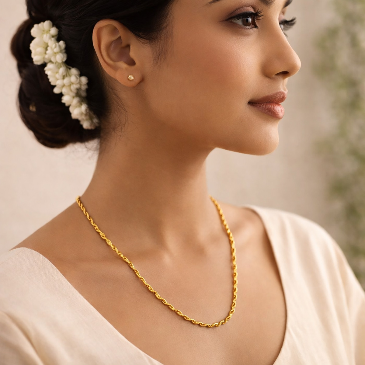 Golden Chain Twist Design
