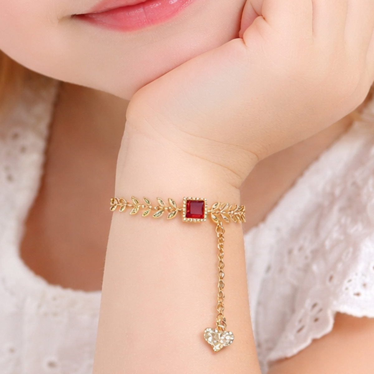Kids Golden Bracelet Leaf Design | Girls | Girls Fashion Accessories | Girls Other Accessories