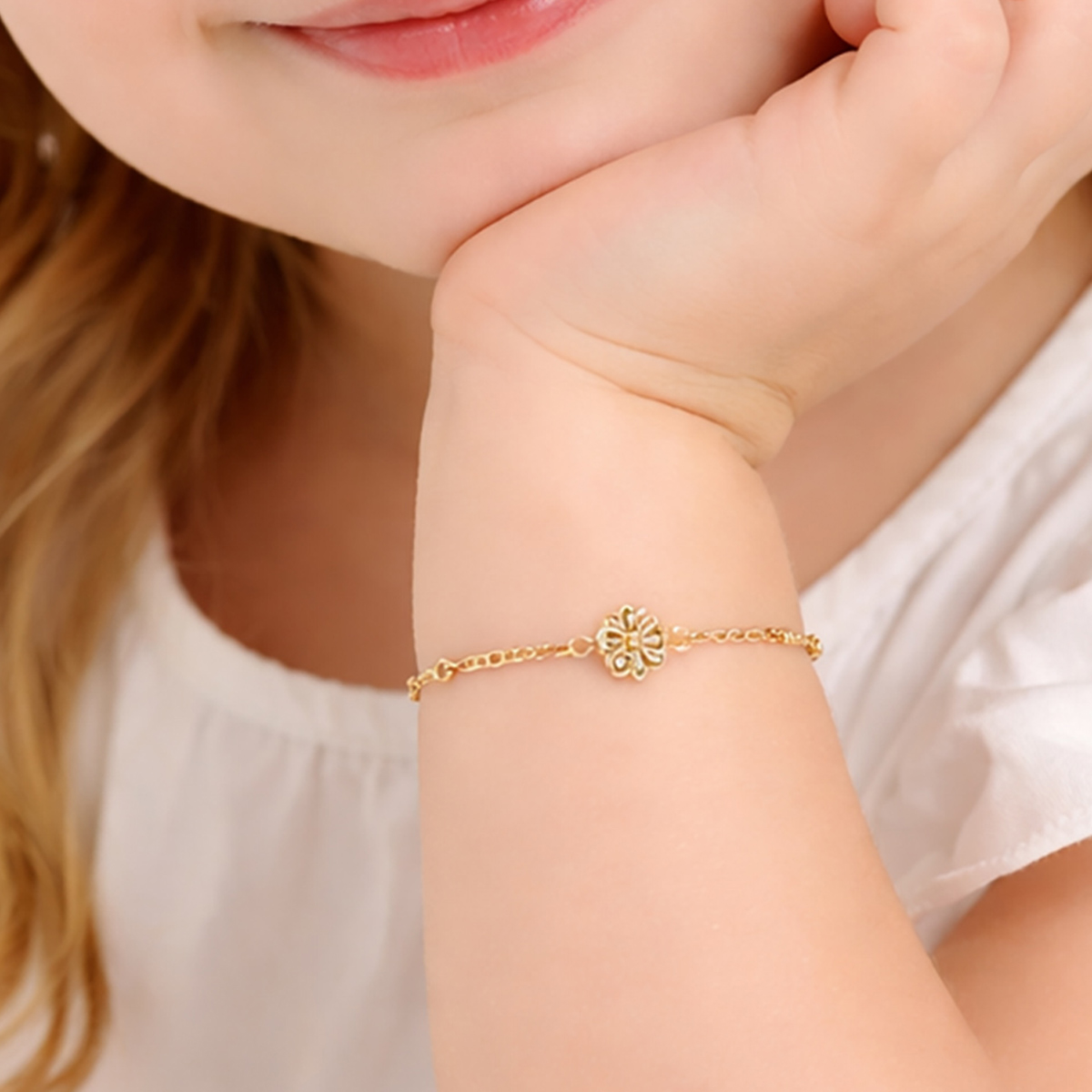 Kids Golden Bracelet Floral | Girls | Girls Fashion Accessories | Girls Other Accessories