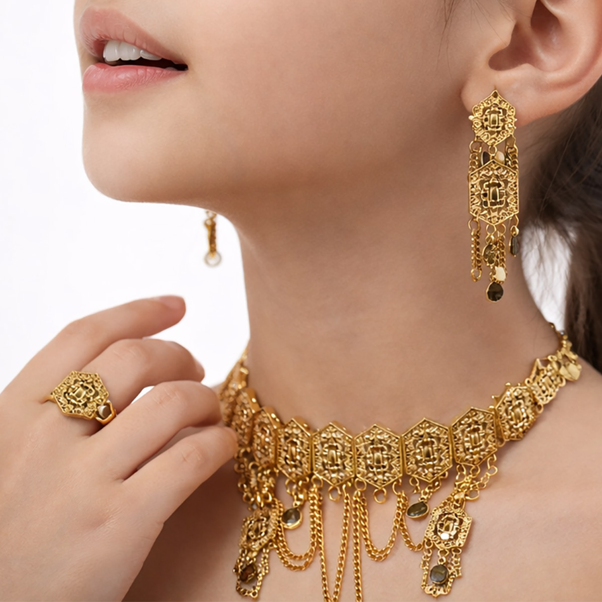 طقم قلادة للأطفال | فتيات | إكسسوارات الموضة للفتيات | Girls Other Accessories