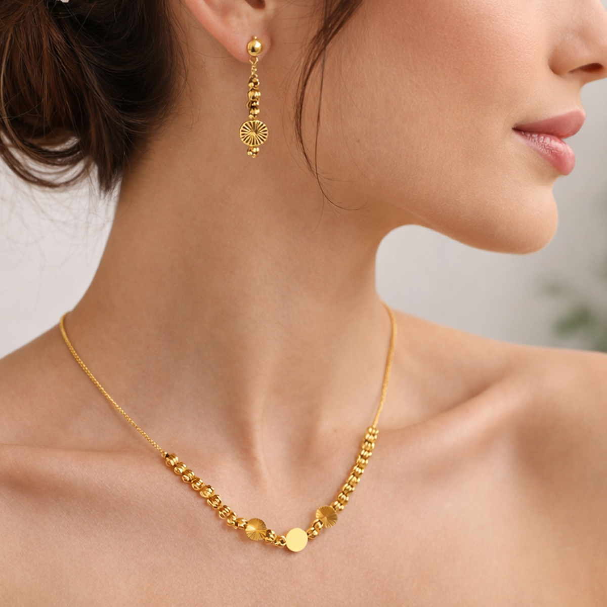 Necklace Set Short Circle | Women | Jewellery Necklace Set Short Circle | Women | Jewellery