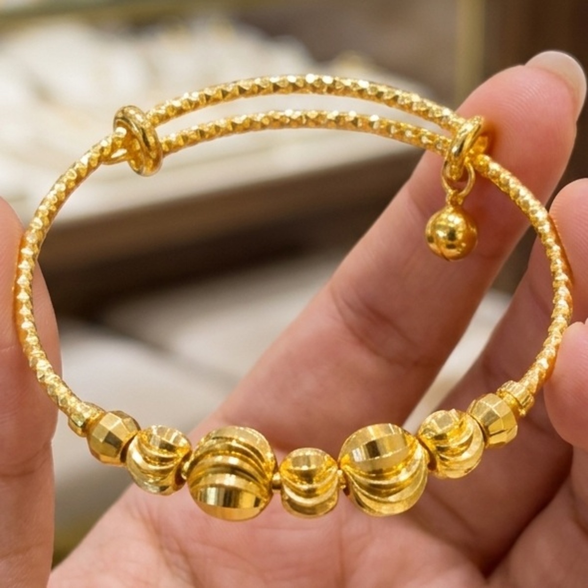 Kids Bangle Golden