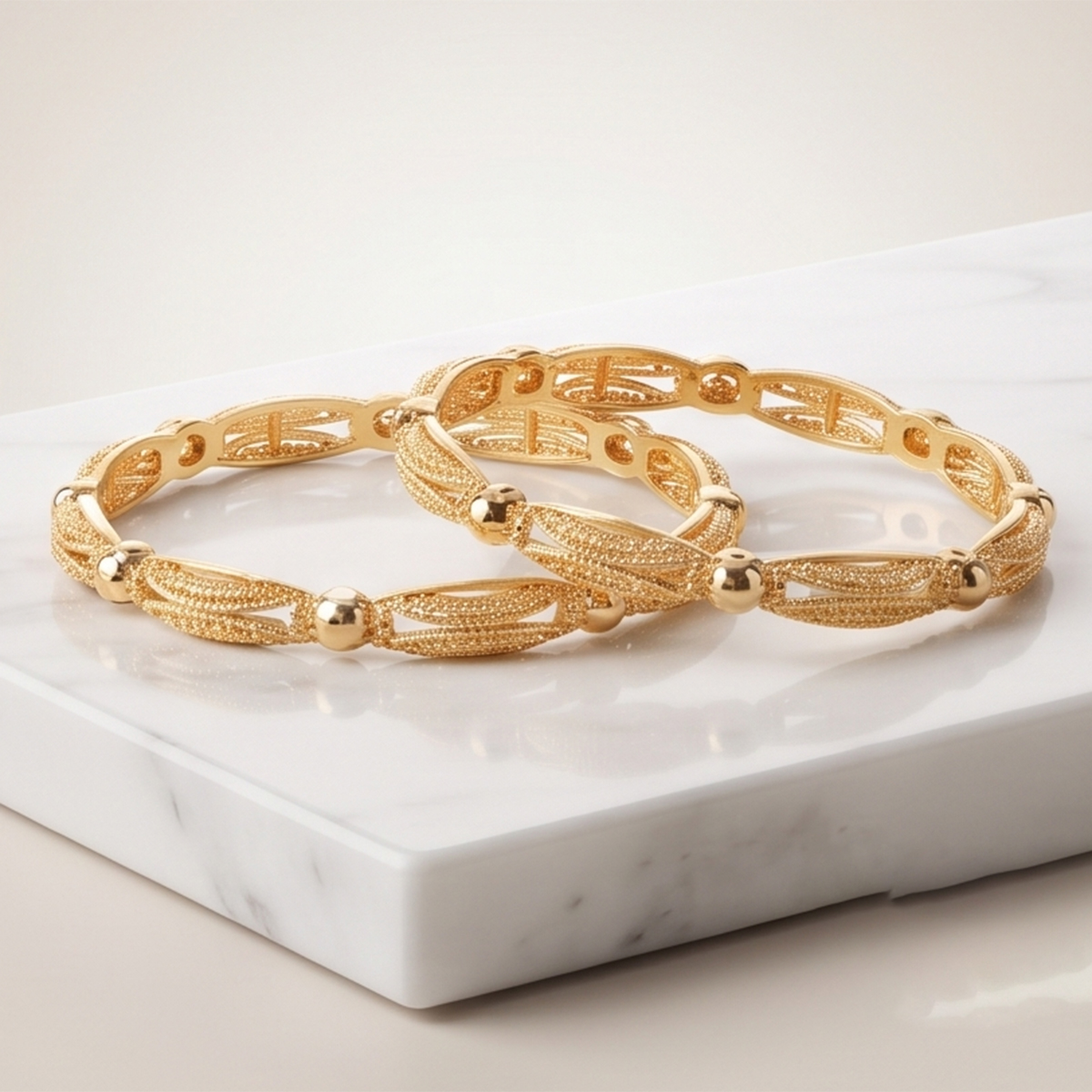 Kids Golden Bangle 2 Pieces
