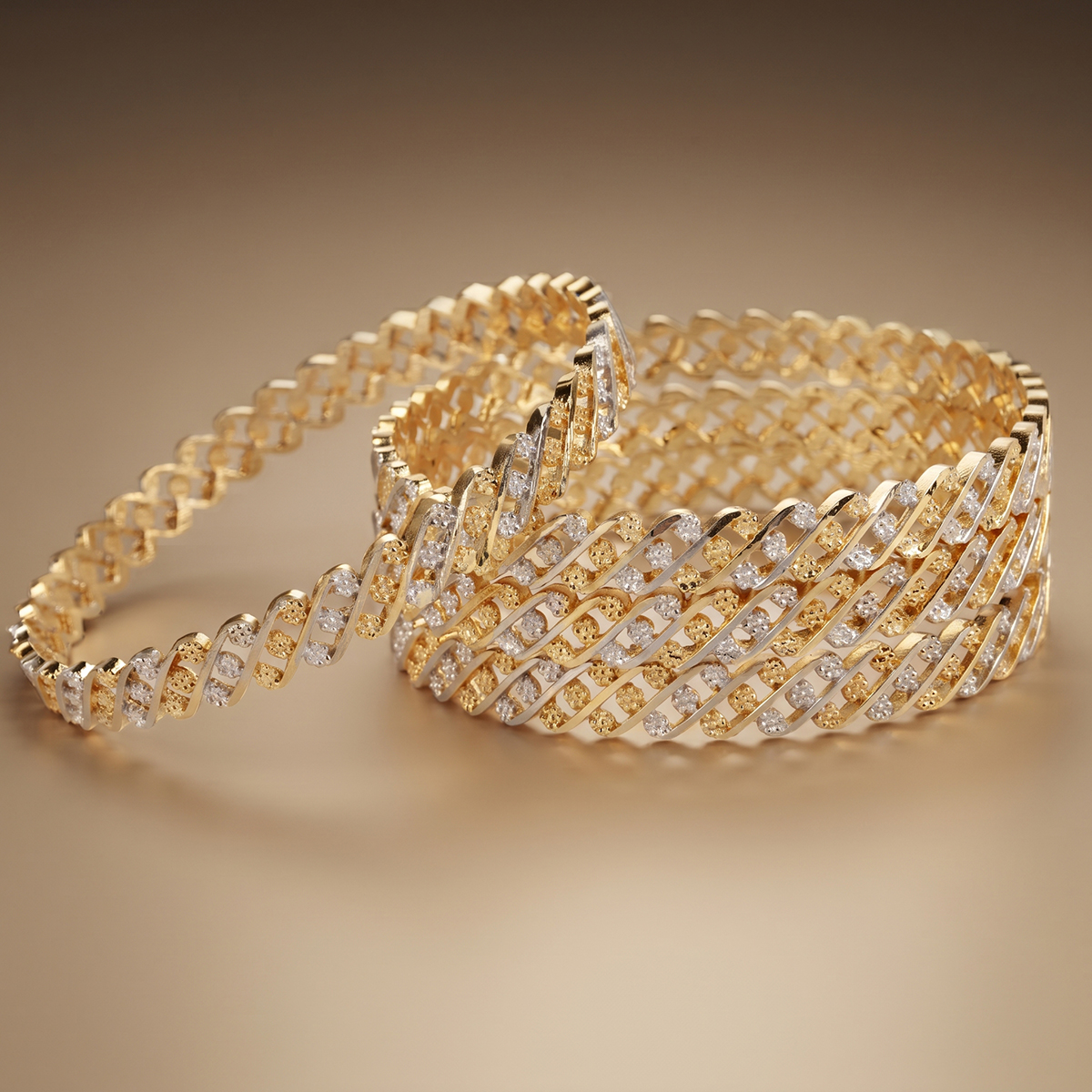 Golden Ladies Bangle Set