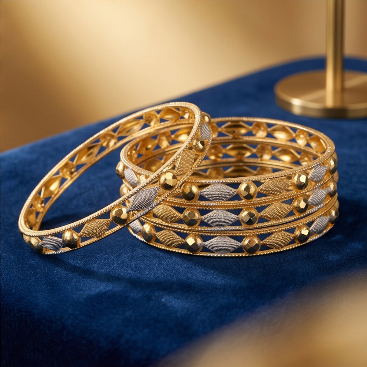 Golden Ladies Bangle Set