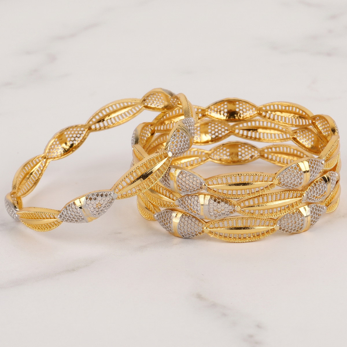 Golden Ladies Bangle Set