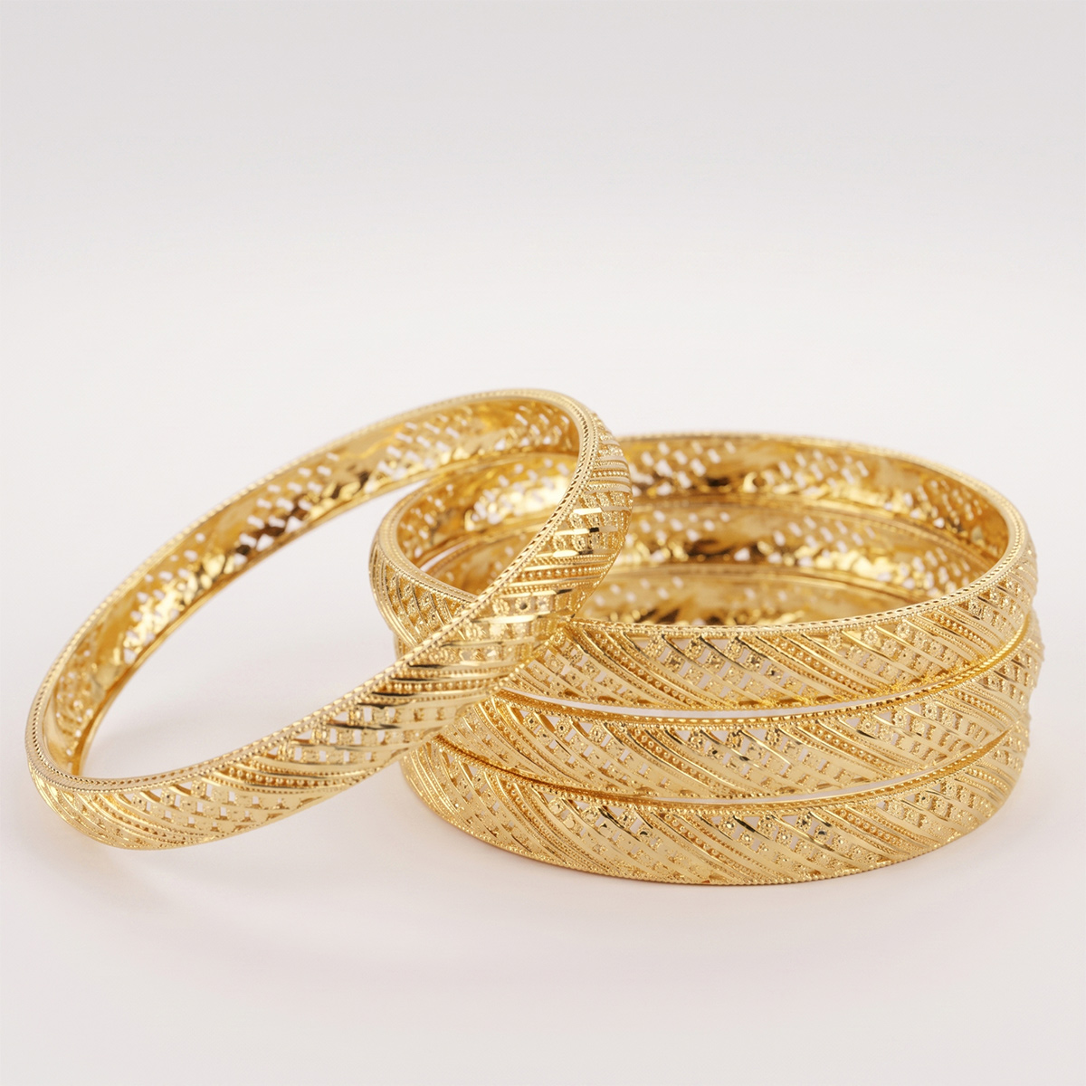 Golden Ladies Bangle Set
