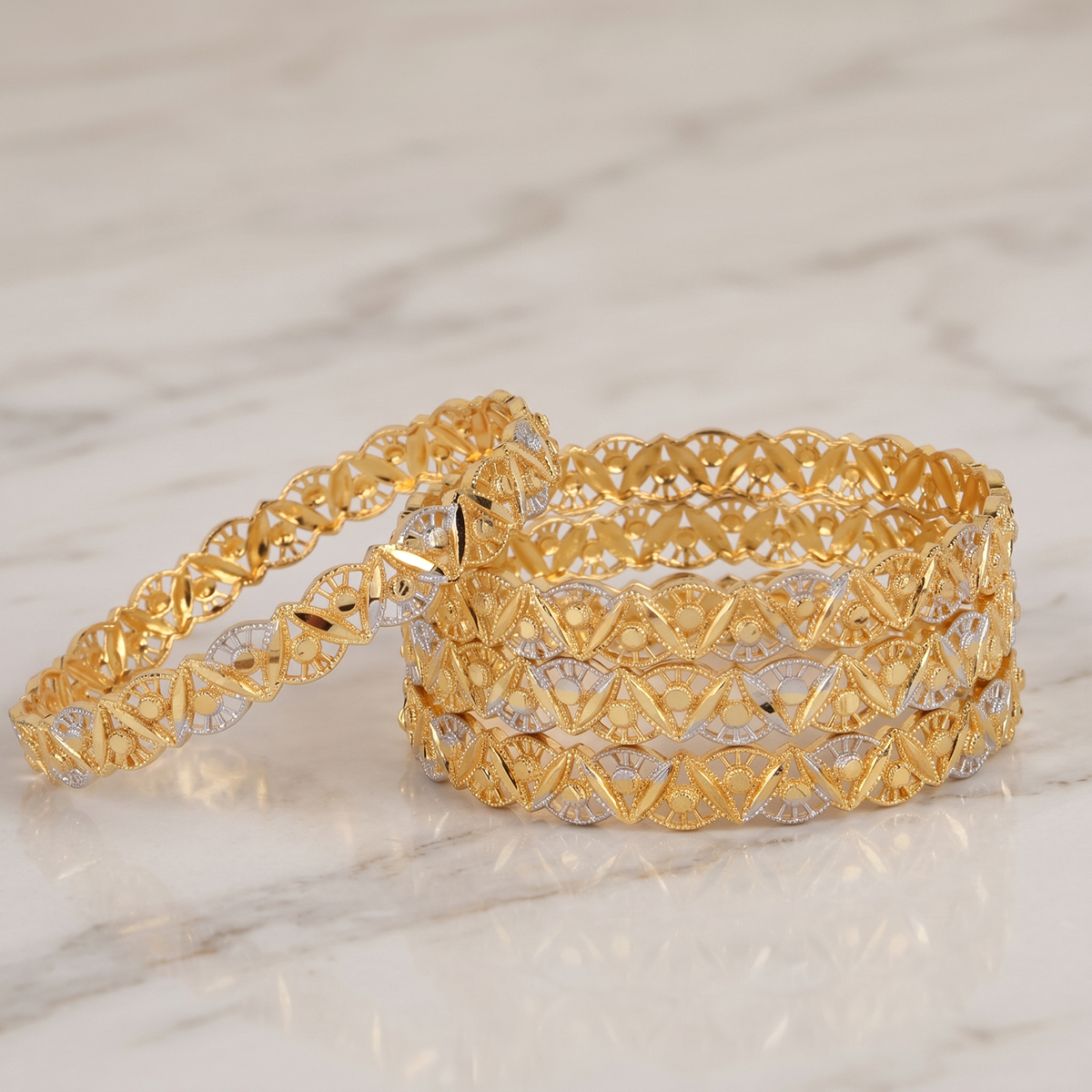 Golden Ladies Bangle Set