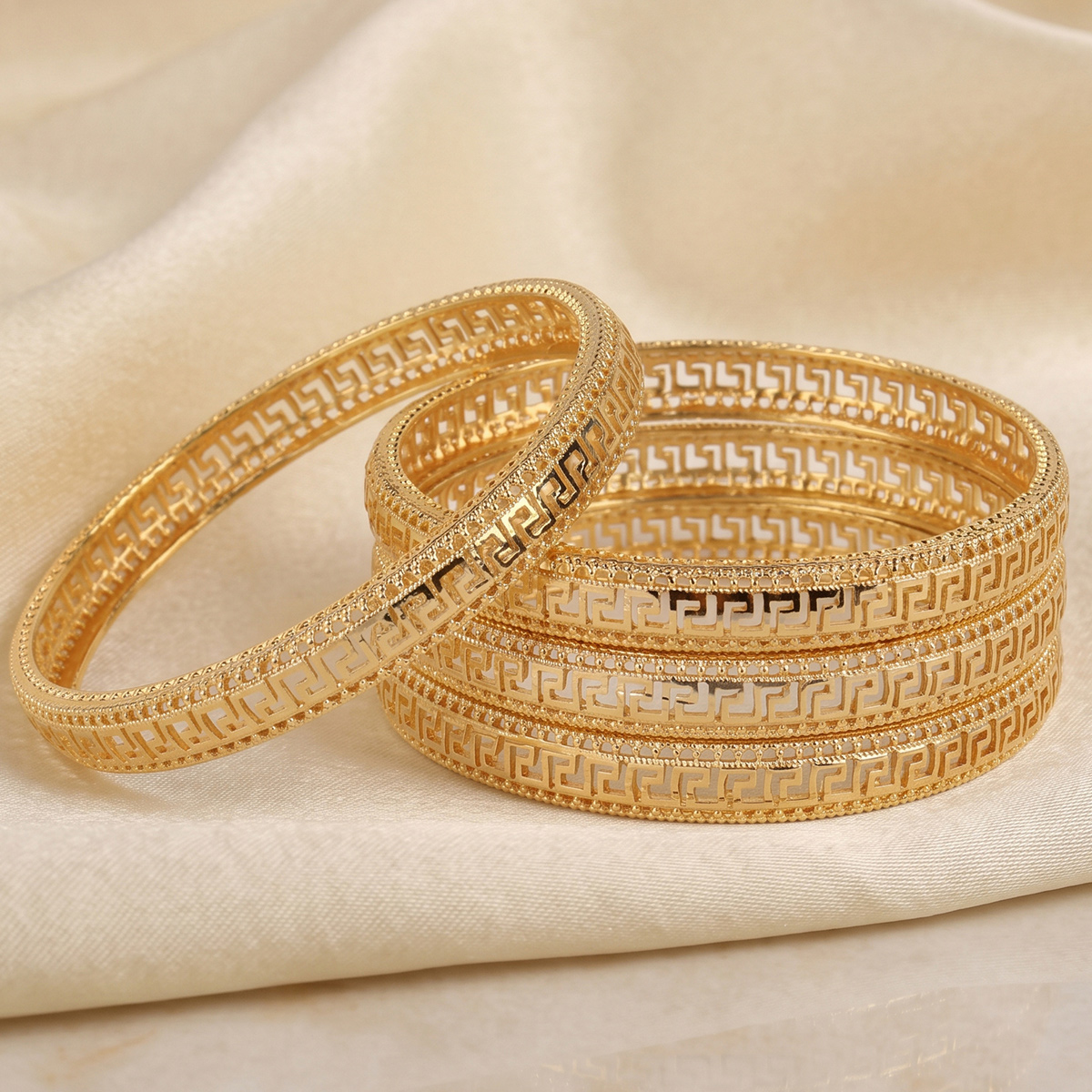 Golden Ladies Bangle Set