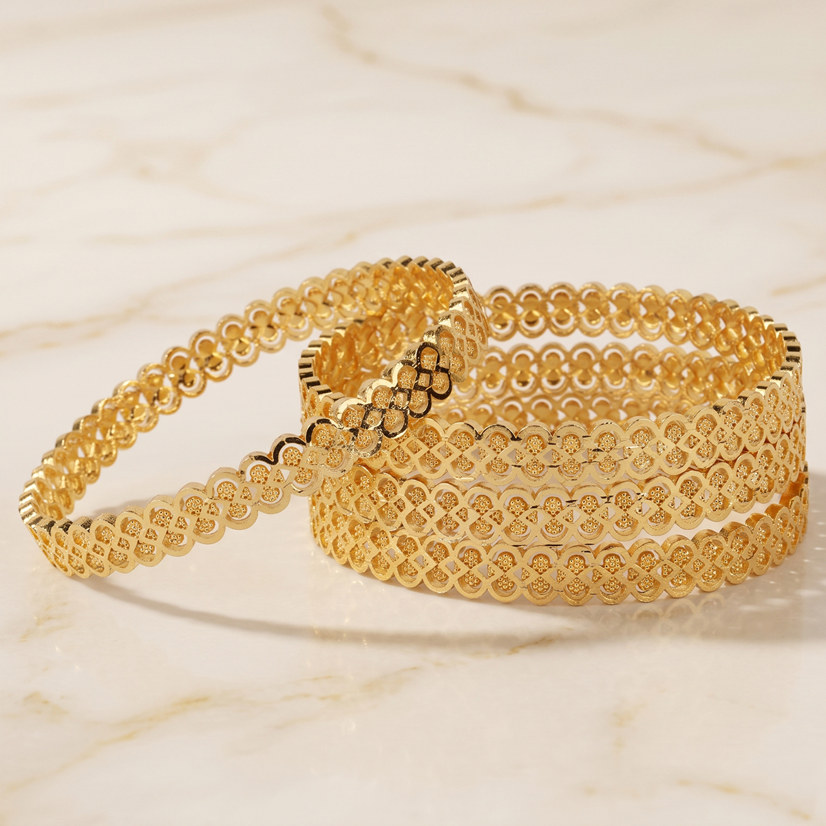 Golden Ladies Bangle Set