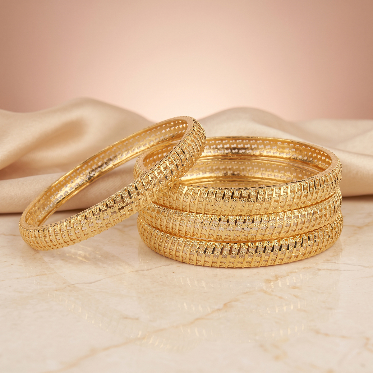 Golden Ladies Bangle Set