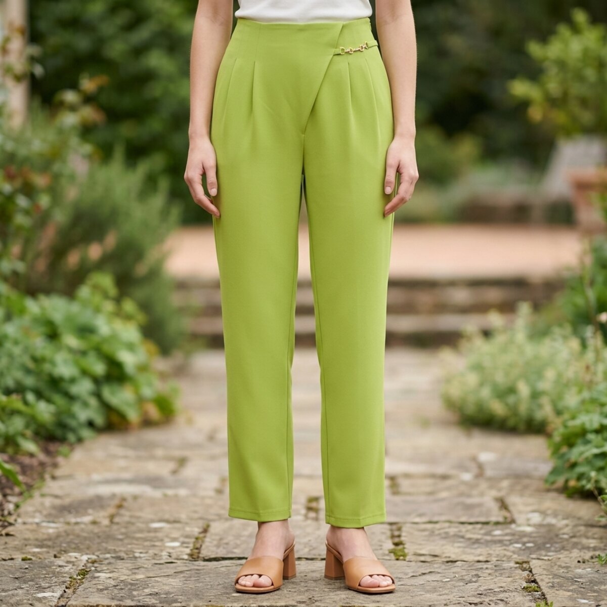 Ladies Casual Pant Plain