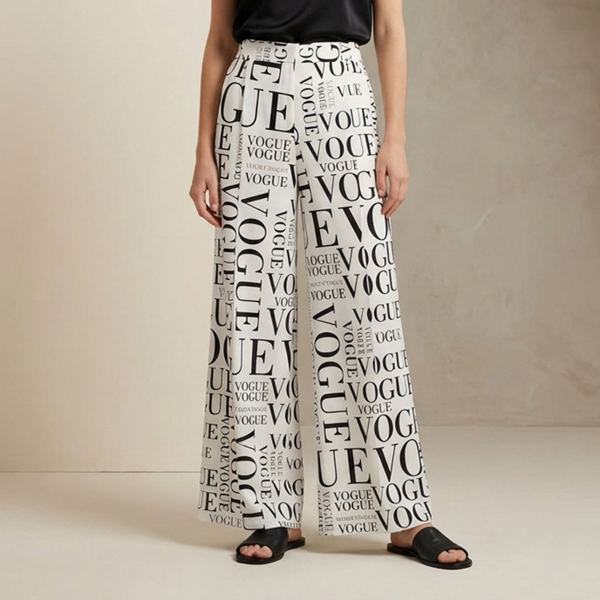 Ladies Casual Pant Printed