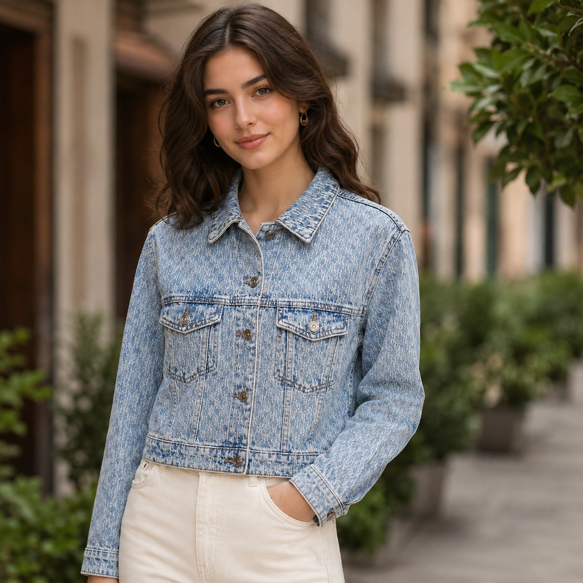 Ladies Jeans Short Jacket