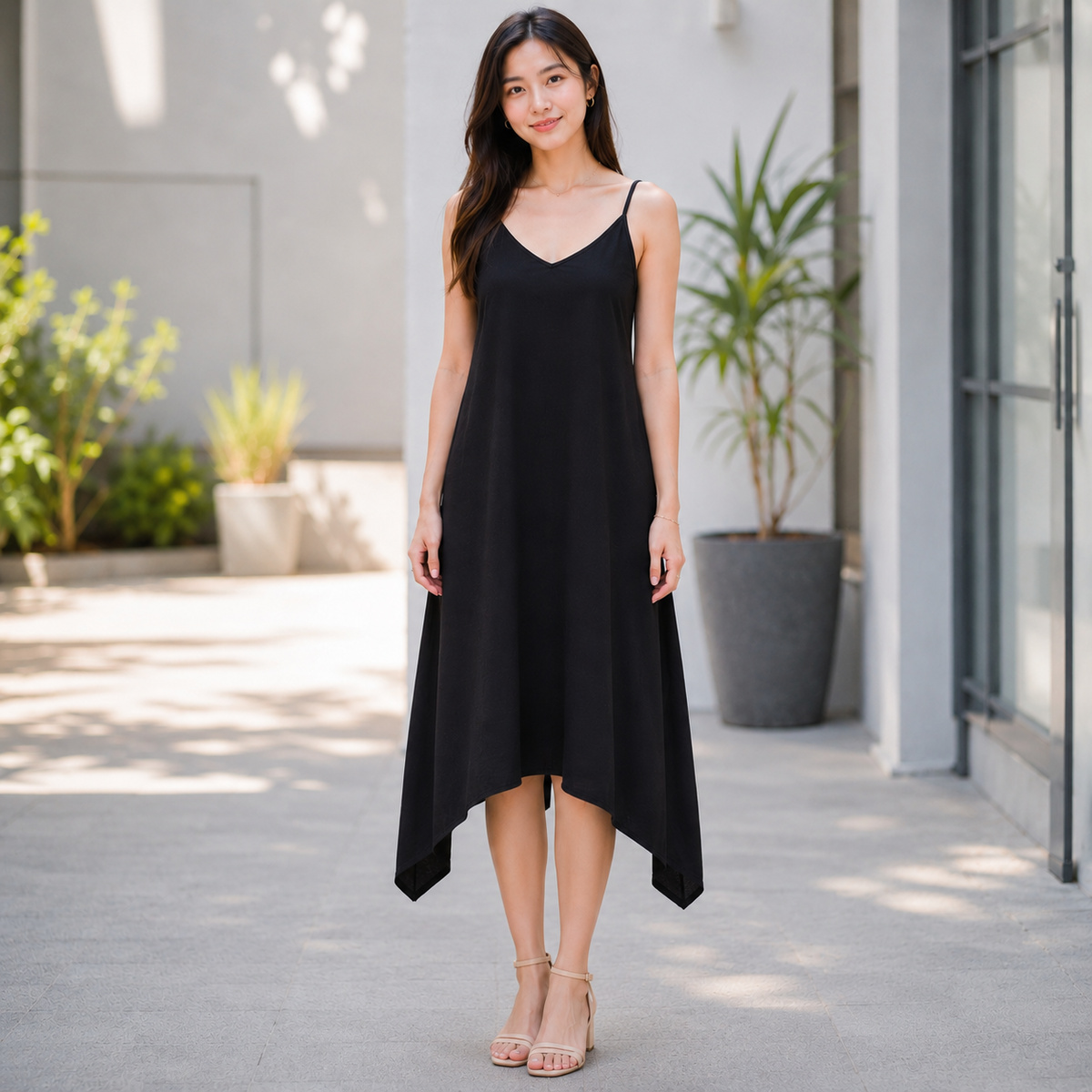 Ladies Long Dress Sleeveless Freesize