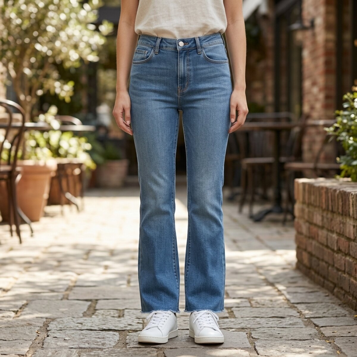 Ladies Jeans Pant Straight