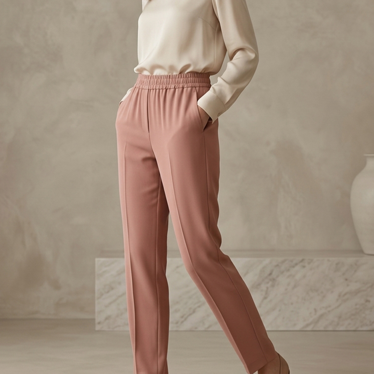 Ladies Casual Pant Wide