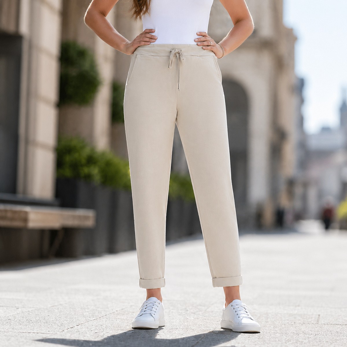 Ladies Casual Pant Free Size