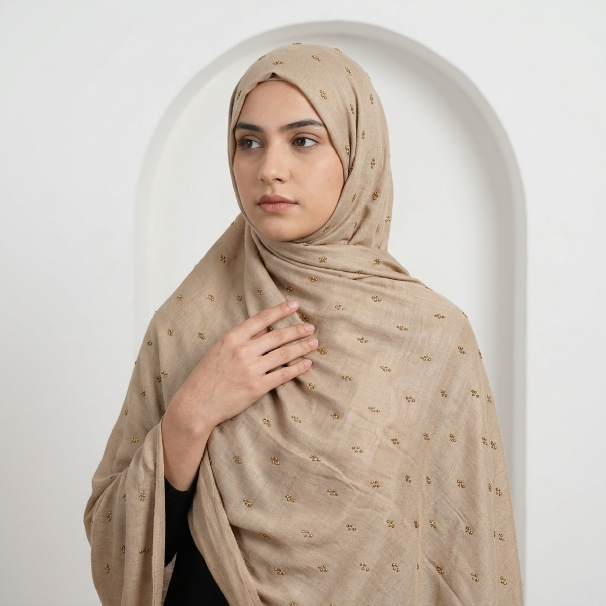 Ladies Shella Stretch Beige