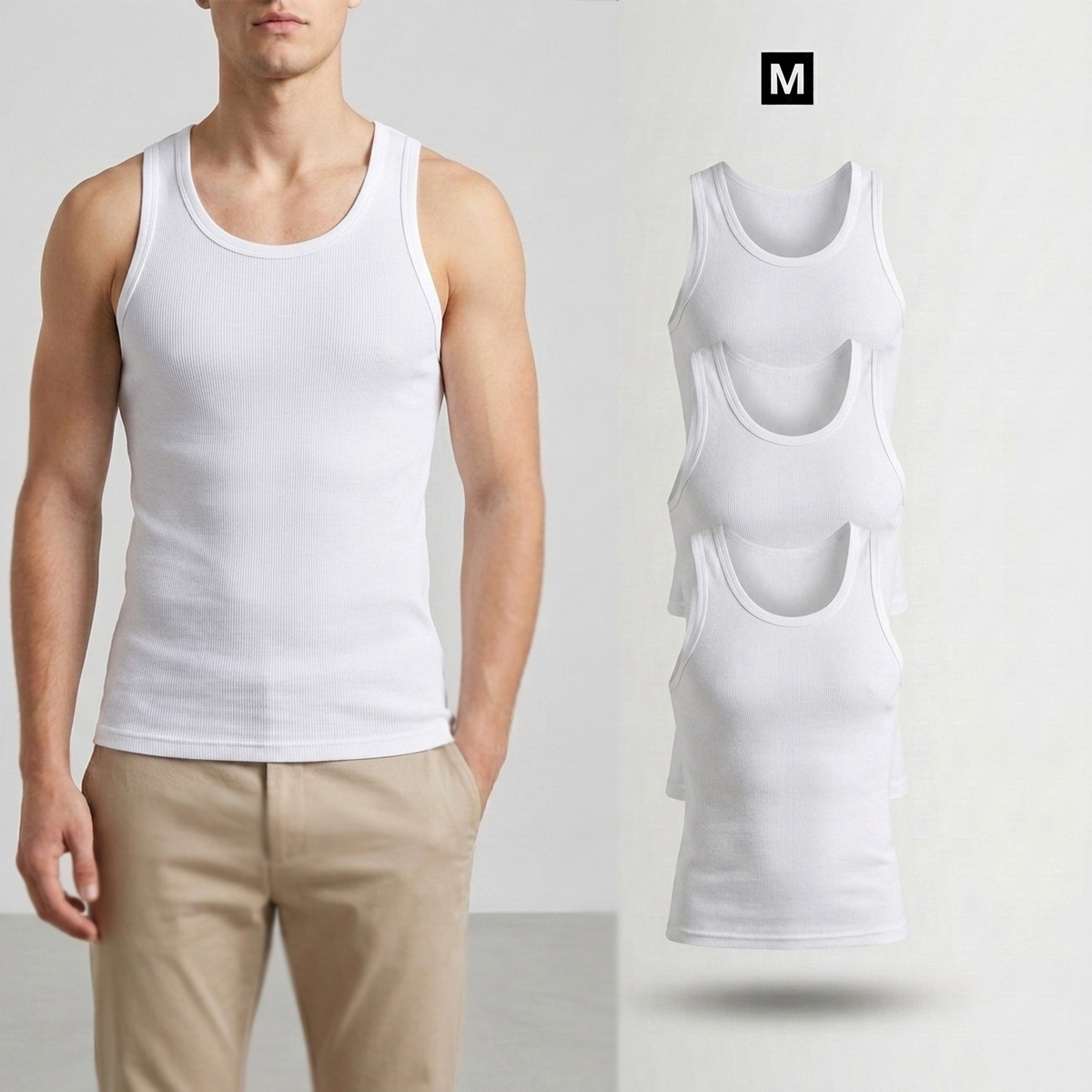 Mens Vest 3 Pieces Set