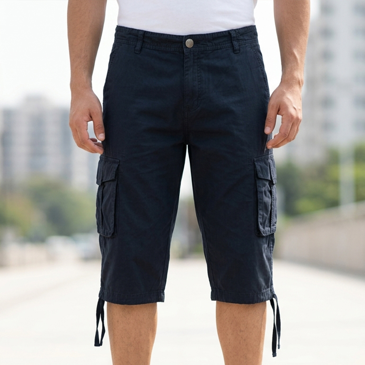 Mens Cargo Plus Size Bermuda