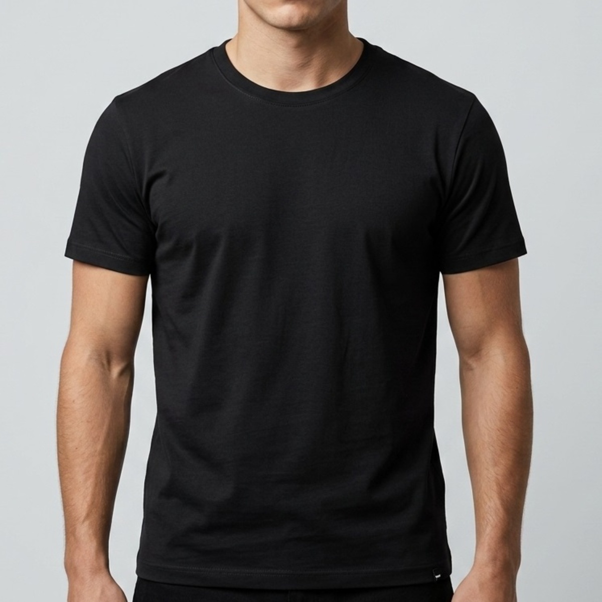 Mens Round Neck T Shirt