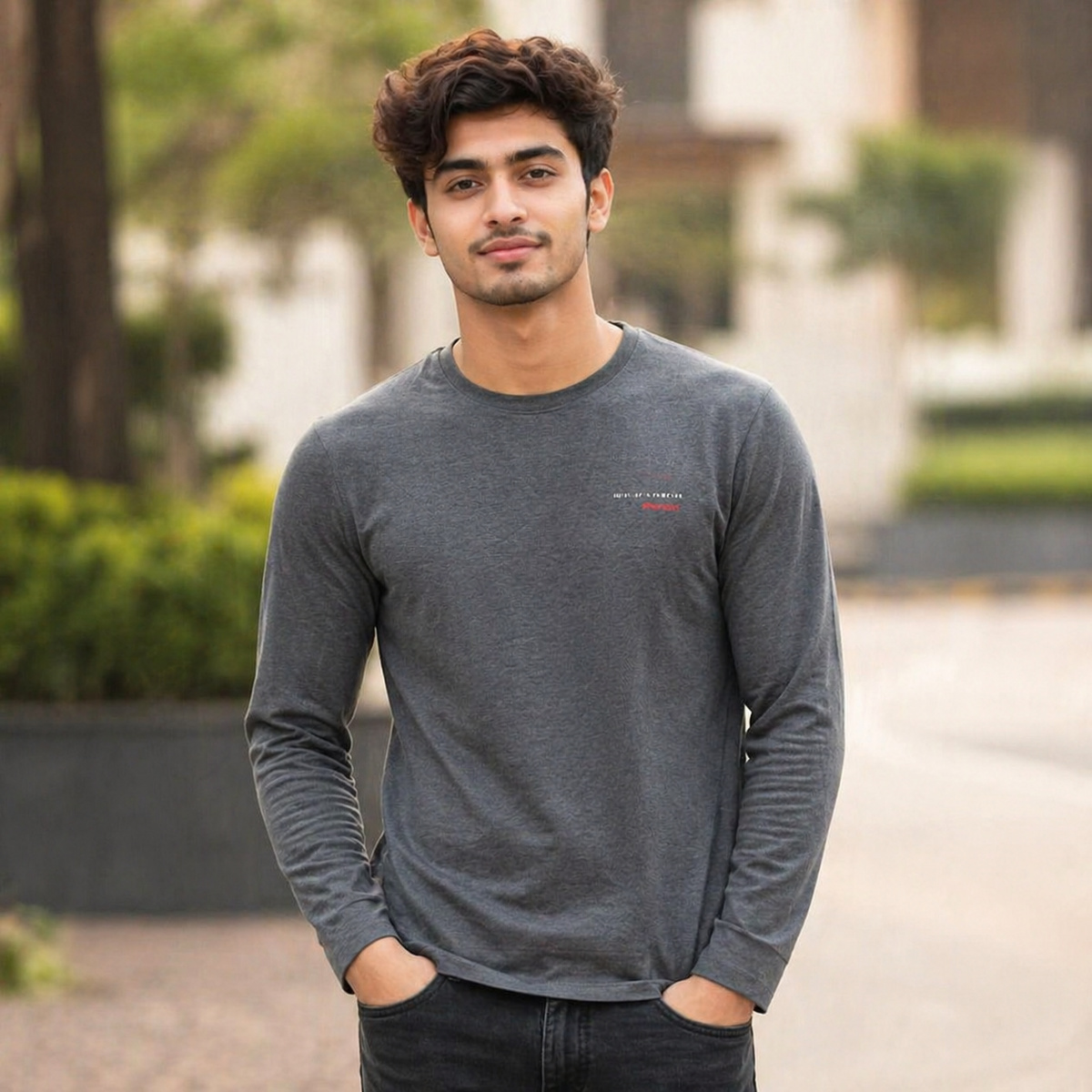 Men Long Sleeve Sport T-Shirt