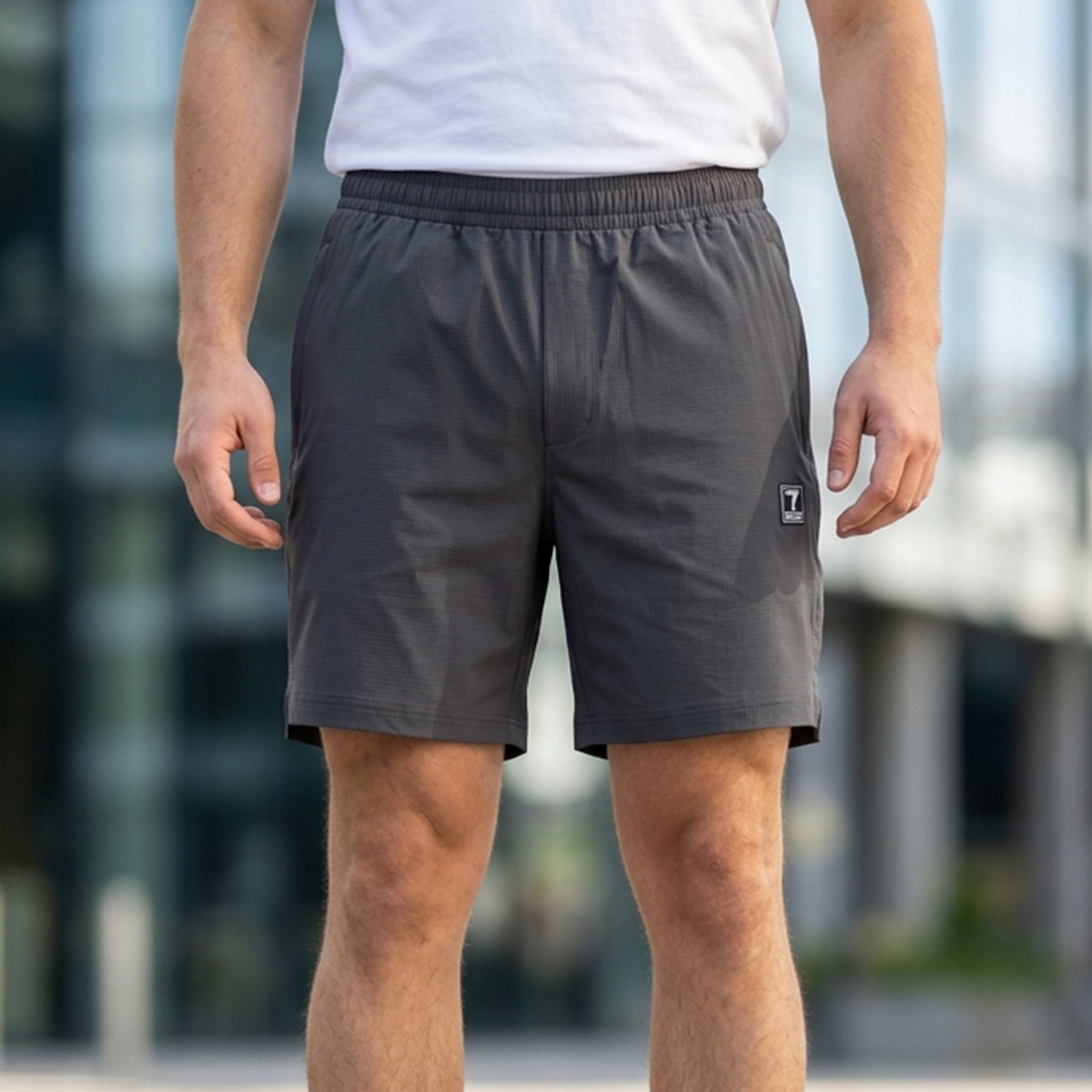 Mens Sport Short Grey