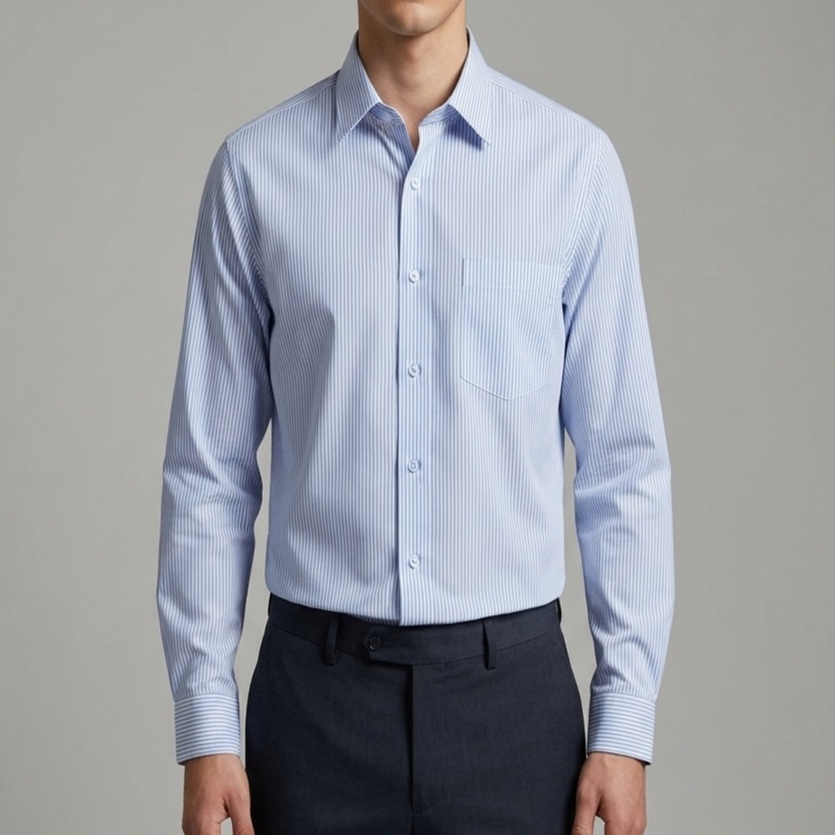 Mens Formal Shirt Long Sleeve