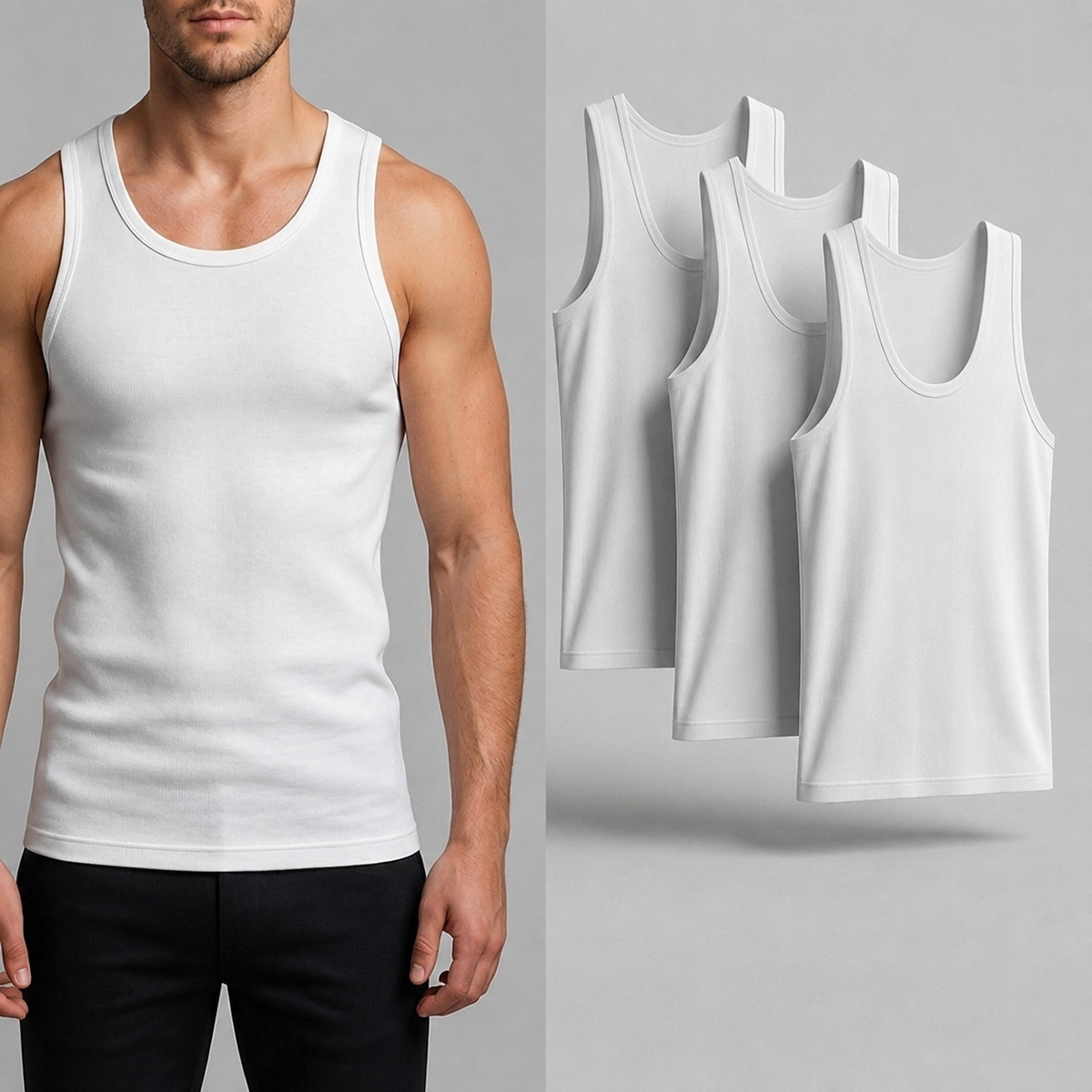 Mens Vest 3 Pieces a Pack