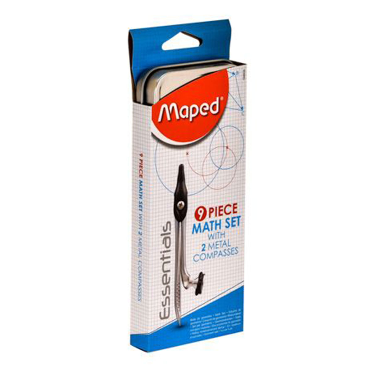Maped Essentials Geometry 9 Pieces Set