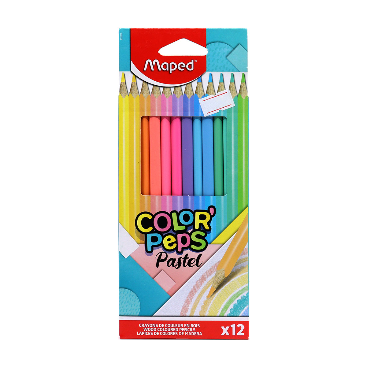 Color Pencils Pastel 12 Colors