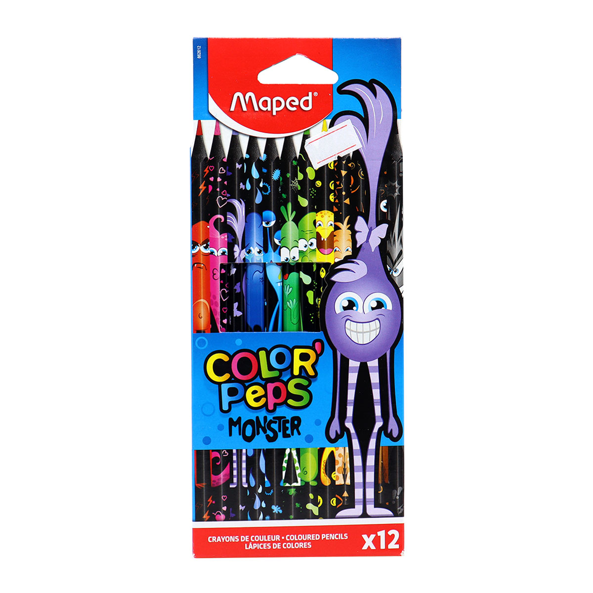 Color Pencils Black 12 Colors