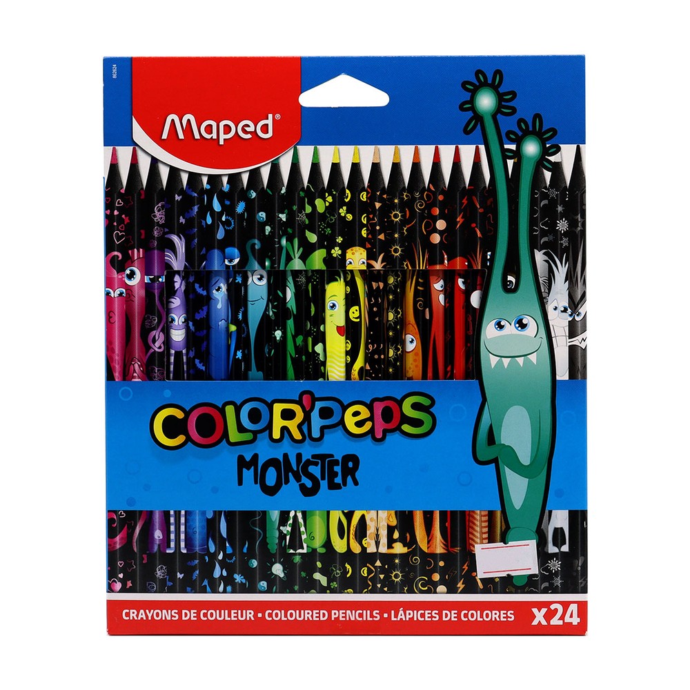 Color Pencils Black Monster 24 Colors