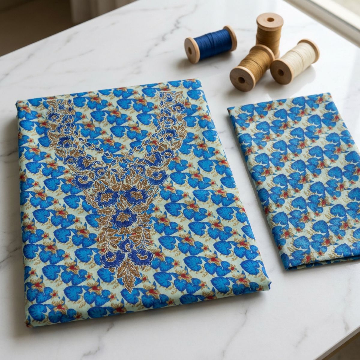Ladies Fabric Jalabia Silk Stone 3.5 Meter